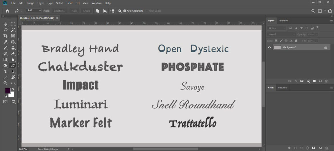 How to Add Fonts to Photoshop