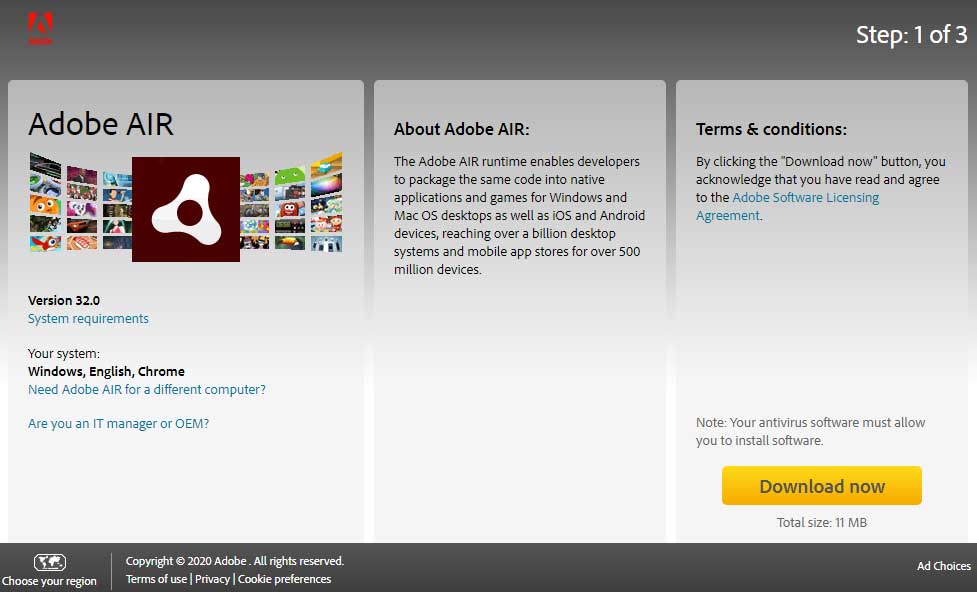 free Adobe AIR 50.2.3.5