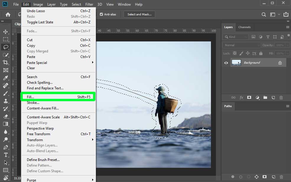 Content Aware Fill Photoshop To Remove Unwanted Objects