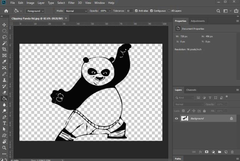 Paint bucket tool в фотошопе где находится