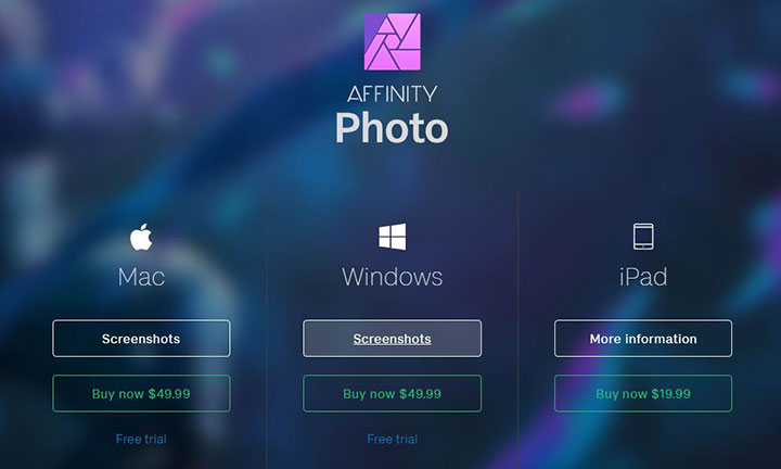 gimp vs affinity photo