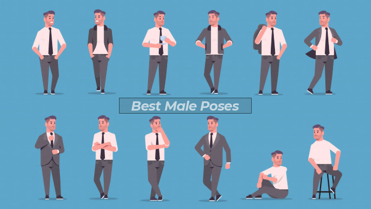 male poses