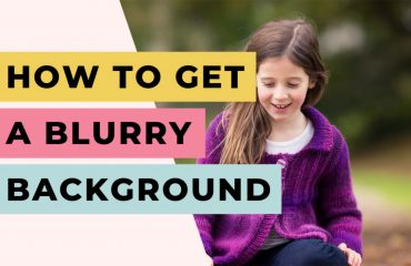 how to get blurred background