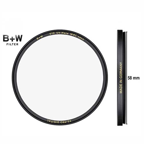 B + W 58mm UV Protection Filter (010) for Camera Lens