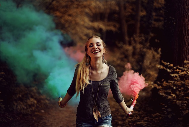 smoke bomb photo