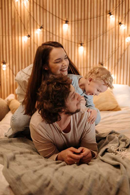 photoshoot in baby's room