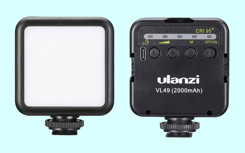 ULANZI VL49 2000mAh LED-videolamp