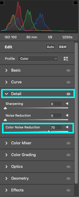 Color Noise Reduction