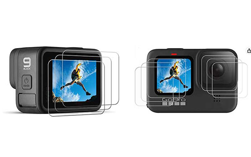 GoPro Action Camera Tempered Screen Protector