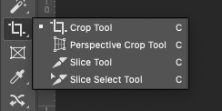 slice tool in photoshop